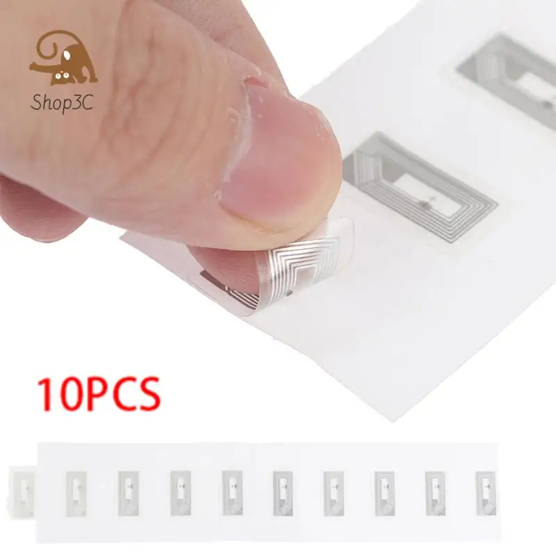 10Pcs NFC Chip Ntag213 Aufkleber Nass Inlay 2*1cm 13,56 MHz RFID NTAG213 Label Tag Dropshipping Image