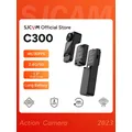 Sjcam c300 pocket action kamera 4k fhd mit langer akkulaufzeit video 30m wasserdicht 5g wifi kamera