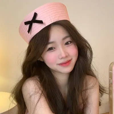 Kawai Bogen Krankens ch wester Hut sexy Arzt Frauen Halloween Kostüm schöne rosa Seemann Hut Flip Image