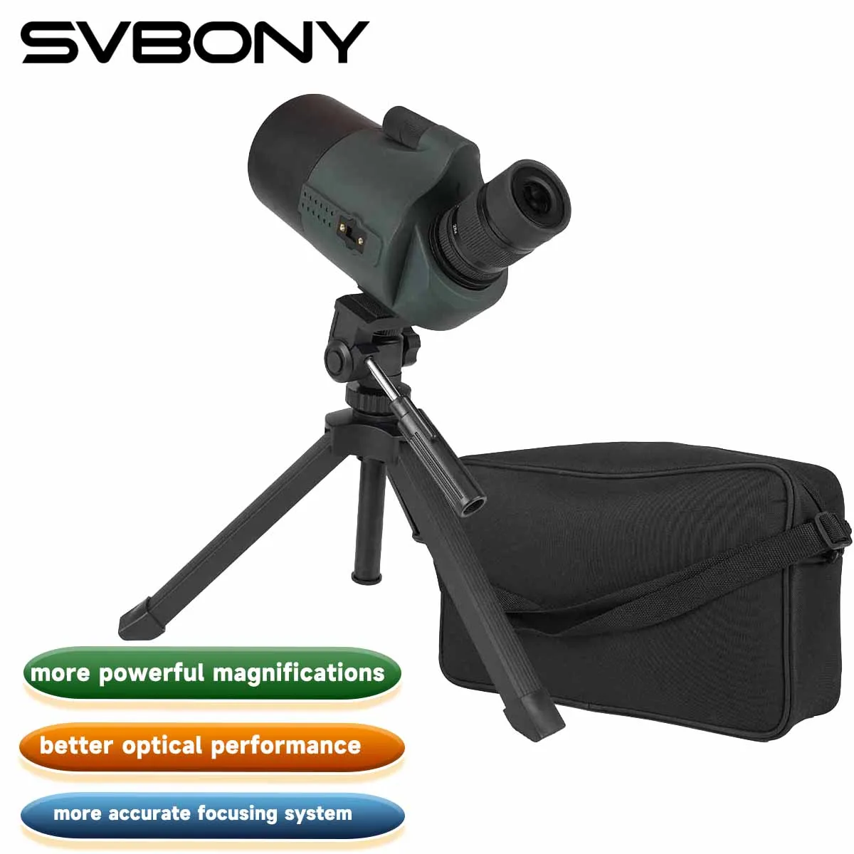 SVBONY SV41 Pro Mak Spektive Astronomisches Teleskop 28-84x80 FMC K9 Wasserdichte Campingausrüstung für Zielschießen Image