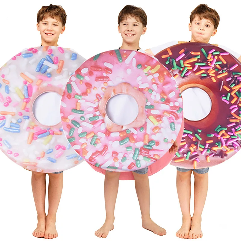 Cosplay Donut Kostüme für Kinder Essen Party Kleidung Image