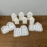 3D-Haus-Silikonformen für Harz Mini-3D-Haus-förmige Silikonform für kleine Häuser