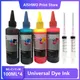 ASW X4 Schwarz 100ML Refill Dye Tinte Kit für Epson für Canon für HP für Brother für Lexmark für