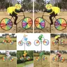 Neue 3D Tier auf Bike Windmühle Wind Spinner Whirligig Garten Rasen Yard Decor