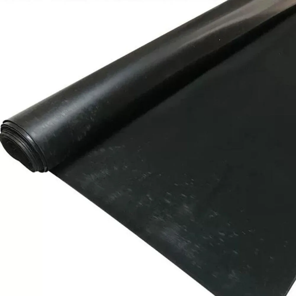 1,2mm Dicke 95cm x 125cm glattes Gummi tuch drucken schwarzes Gummi zubehör Siebdruck maschine Belichtung einheit Image