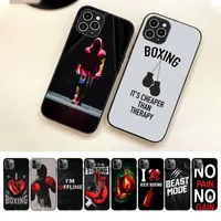 Ich liebe Kickbox-Handy hülle für iPhone 7 8 plus x xr xs 11 12 13 se2020 Mini-Handys 14 Pro Max