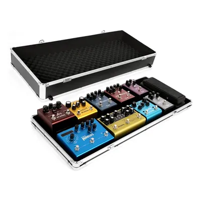 Ghost Fire 27,5x11,6x4,2 Zoll Aluminium Flight case Gitarre Multi-Effekt-Pedal Board Case für Gitarren effekt pedale