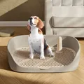 Tragbare Töpfchen-Trainings toilette für kleine Hunde und Katzen Welpen-Pad-Halter Innen tablett