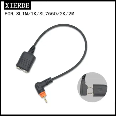 Walkie Talkie Audio Kabel Adapter Für Motorola Radio SL1M SL1K SL1600 SL300 SL7500 zu UV-5R K Kopf Headset Ändern Port Kabel