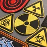 Kernkraft werk Strahlung Stalker Fraktionen Söldner Einzelgänger Atomkraft Abzeichen Patches