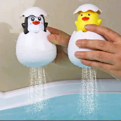 Kinder Bad Spielzeug Baby niedlichen Ente Pinguin Ei Wassers pray Sprinkler Badezimmer Sprinkler