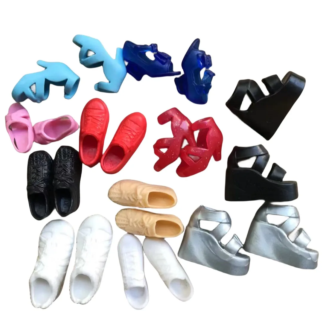 Lica Puppe Schuhe Stiefel Sandalen Bunte Puppe Dekor Teile 1/6 Puppe Zubehör Weiß Blau Rot Schwarz Shell Puppe Zubehör