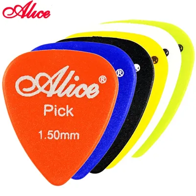 Alice Nicht-slip ABS Gitarre Picks Plektrum Gauge 0 58mm 0 71mm 0 81mm 0 96mm 1 20mm 1 50mm Farbe