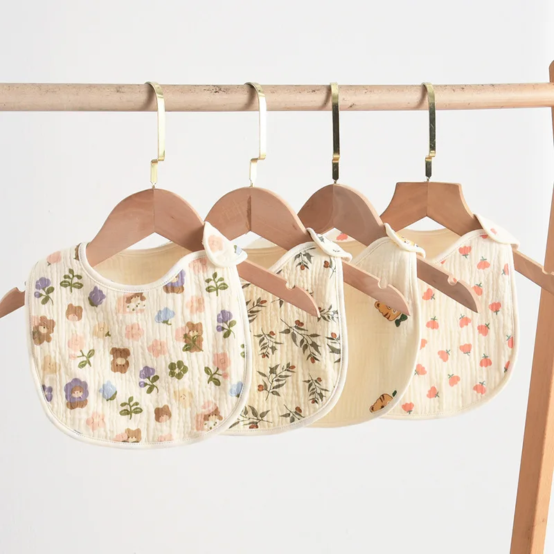 1 stücke Baumwolle wasserdichte Baby Lätzchen Sommer Säugling Lätzchen Neugeborene Spuckt ücher Bandana für Kinder Jungen Mädchen weiche Fütterung Speichel tuch Image