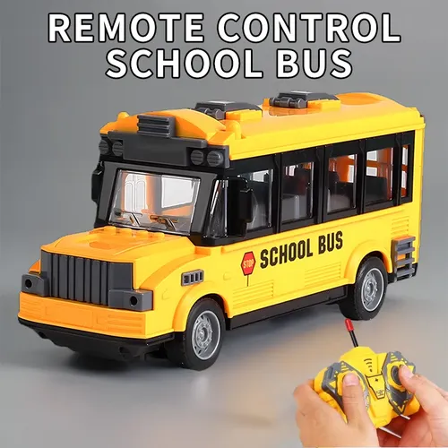Kinder Spielzeug RC Auto Fernbedienung Schulbus RC Krankenwagen Modell kann die Tür funk gesteuert
