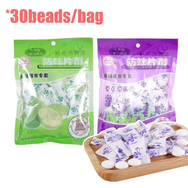 30 perlen 1 Beutel Natürliche Kampfer Ball Kleiderschrank Schuh Schrank Geruch Entfernung Deodorant Anti-insekten Anti-moth Pille Schuhe anti-milbe Werkzeuge