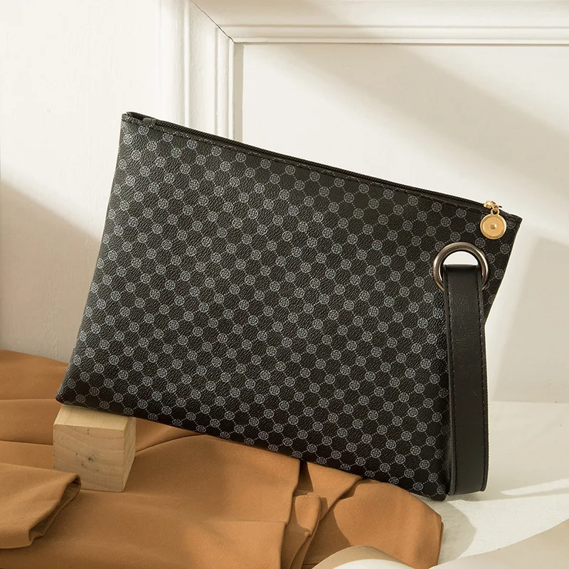 Frauen Armband Tasche PU Leder Hülle Tasche Einkaufstaschen Reisen Tragbare Telefon Geldbörse Kupplung Brieftasche Damen Muster Handtaschen Image