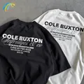 2024 Sommer Stil klassischen Slogan Logo Cole Buxton T-Shirt Männer Frauen Paar lose schwarz weiß cb