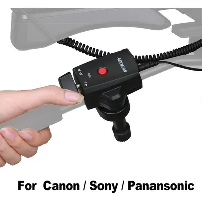AODELAN Lanc Camcorder Zoom Controller Video Kamera Zoom Video Aufnahme Fernbedienung mit 2,5mm Kabel für Sony Canon Panasoni