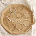 KUSS FRAU Einfachheit Vintage Perle Legierung Kette Goldene Armbänder Für Frauen Anhänger Armbänder