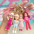 Exquisite Barbie Schlüssel anhänger Cartoon Ken Puppen tasche Anhänger Kinderspiel zeug für Mädchen
