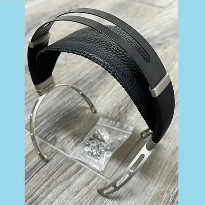 DIY Headset Stirnband 90mm-105MM Hakenöffnung Metallhalterung Leder Top Band für AUDEZE HIFIMAN HE400 Headsets