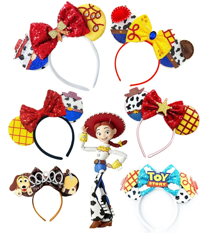 2026 Mickey Mouse Ohren-Haarband Festival Party Schleife Pailletten Haarreif Damen Haarschmuck Geburtstagsgeschenk Erwachsene/Kinder Cosplay Accessoires