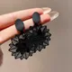 Koreanische Ohrringe Modeschmuck Ohrringe Erklärung Wald Schwarz Blume Ohrringe Für Frauen Vintage