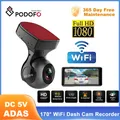 Podofo 170 ° wifi dash cam recorder auto kamera hd 1080p auto dvr fahrzeug video g-sensor