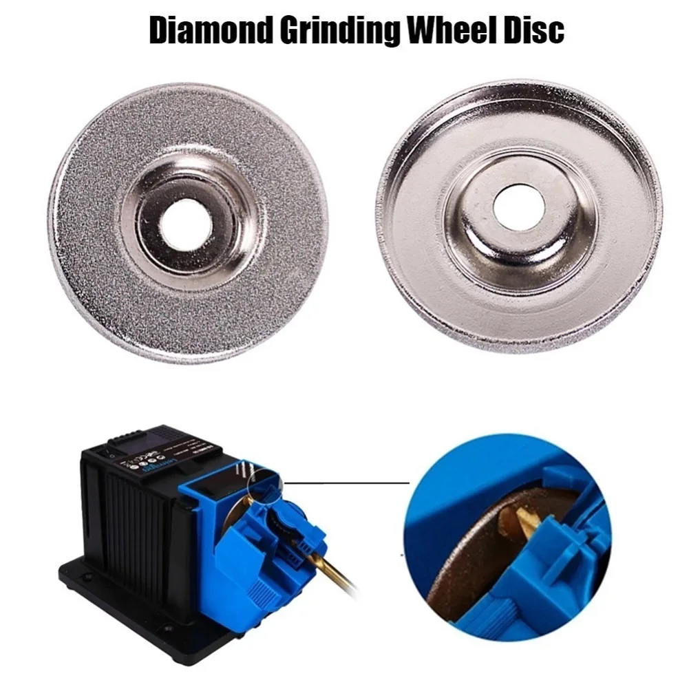 1PCS 2,2 "Diamant Beschichtete Flache Lap Rad Lapidar Polieren Schleifen Disc 180/360/600Grit Für Holzbearbeitung spitzer Grinder Teile Image