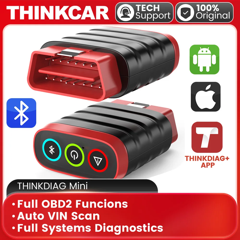 THINKCAR THINKDIAG Mini OBD2 scanner bluetooth, allsystem diagnose auto diagnose scan tool lesen/löschen fehler code Image