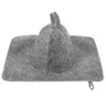 1 Satz Filz Sauna Hut Pad Set bequeme Sauna kappe tragbare Sauna kappe Kissen Set