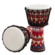 8 Zoll tragbare afrikanische Trommel Djembe Handtrommel mit bunten Kunst mustern Percussion Musik