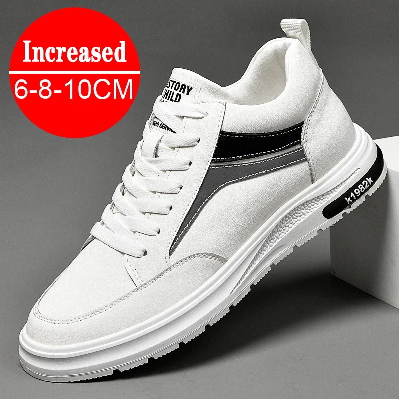 Mode Turnschuhe Mann Aufzug Schuhe Höhe Erhöhen Schuhe für Männer Einlegesohlen 8/10CM Sport Erhöhung Schuhe Hohe Schuhe größe 37-44