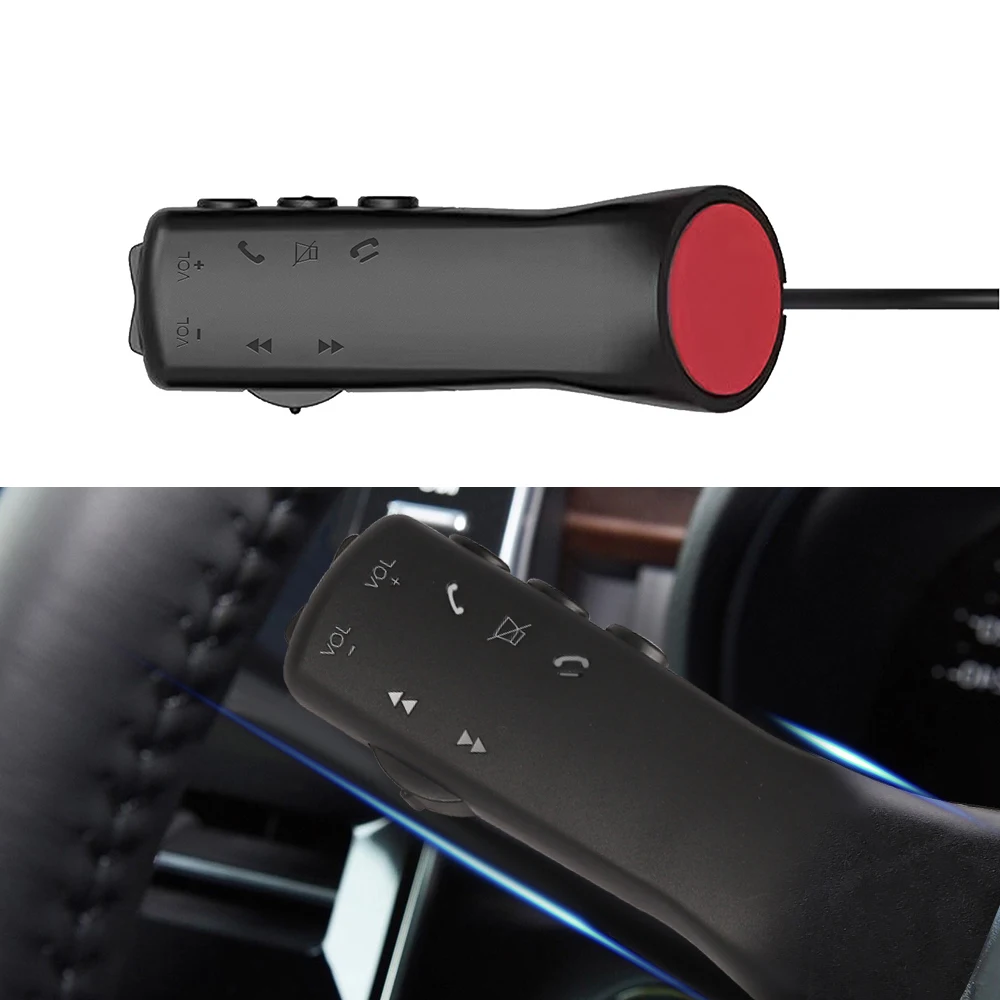 7 Tasten Universal Auto Lenkrad Tasten multifunktion ale Fernbedienung für Auto Audio GPS Navigation DVD Android-Steuerung