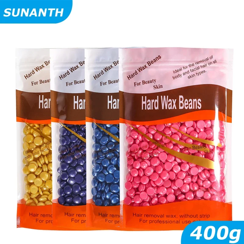 400 g/500 g Wachsbohnen zur Haarentfernung, harte Wachsbohnen, Enthaarungs-Heißfilm-Wachsperlen für den ganzen Körper Image
