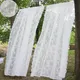 Terrasse im Freien Voile schiere Vorhänge Panel Garten netz weiß transparente Spitze Blumen vorhang