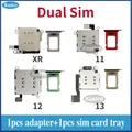 Dual-SIM-Kartenleser-Anschluss Flex-Kabel Karten fach Steckplatz halter für iPhone 11 12 13 Pro Max