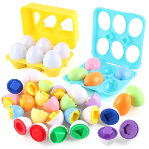 Montessori Eier 3D Puzzle Spielzeug Für Kinder Bildungs Lernen Mathematik Spielzeug Kinder Farbe