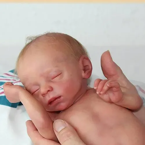 15 Zoll 38cm unbemalte DIY Puppen teile Segen wieder geborene Puppe Kit schlafende Baby puppe