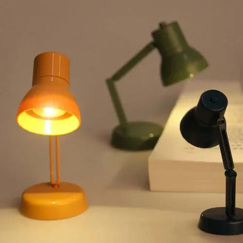 DIY Zubehör Puppenhaus Dekor Decken lampe Simulation Schreibtisch lampe Schreibtisch lampe Miniatur