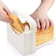 Brots ch neider verstellbar Toast Laib Schneide maschine faltbare Kunststoff Brots chneide werkzeuge