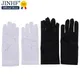 Heißer Verkauf 1 Paar Baumwoll handschuhe Khan Stoff feste Handschuhe Rituale spielen weiß/schwarze