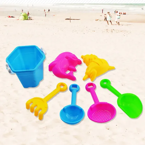 7 Stück Strand Spielzeug Sand Set Sand spielen Sandkasten Spielzeug Sommer Outdoor Spielzeug