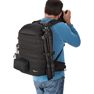 Komplett neue Original Lowepro ProTactic 450 aw BP 450 aw II Schulterkameratasche SLR 15,6-Zoll-Laptop-Rucksack mit Allwetter-Abdeckung