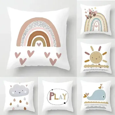 Nordische Herbst Wohnkultur werfen Kissen bezug Sofa Kissen bezug moderne Boho Zimmer abstrakte Image