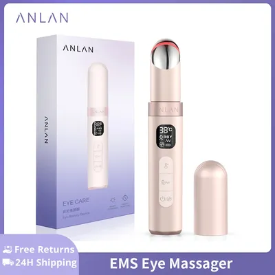 Anlan elektrische ems Augen massage gerät Augen Hautpflege Hautpflege-Tool Vibration 45 ℃ heiße