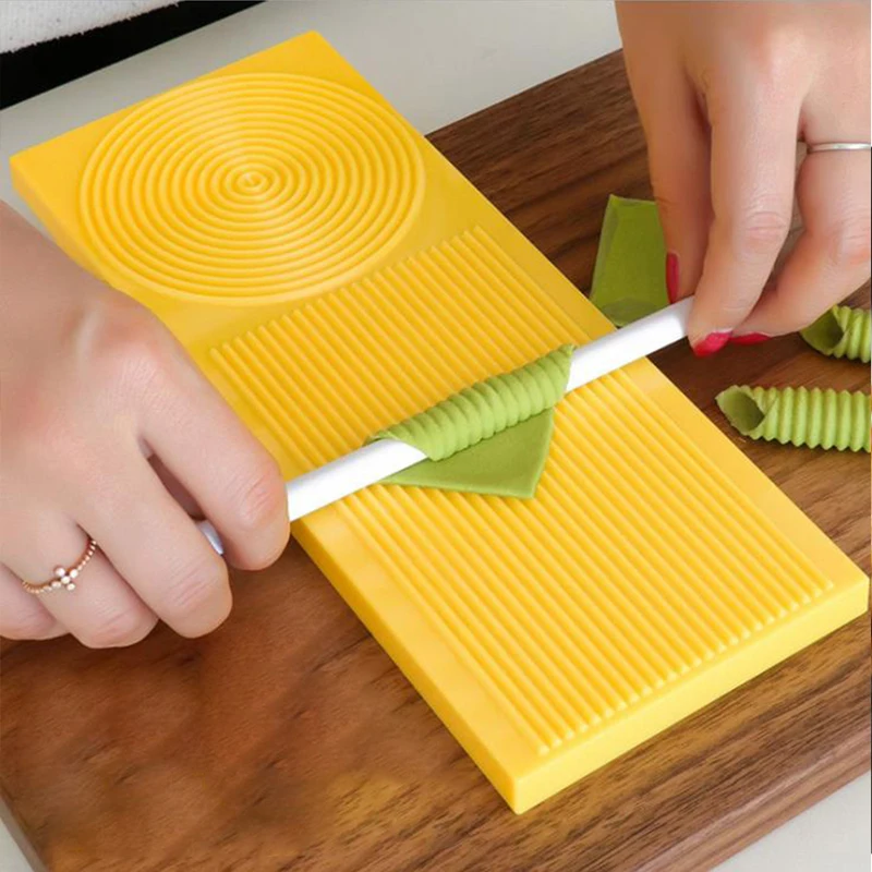 1Set Multifunktionale Spaghetti Maker Board DIY Gnocchi Macaroni Maker Board Nudel Werkzeuge Nudel Form Küche Gebäck Gadget Image