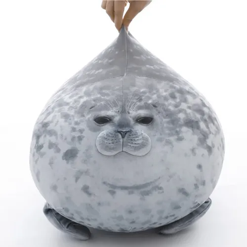 20cm böse Blob Seal Kissen mollig 3d Neuheit Seelöwe Puppe Plüsch Stofftier Baby schlafen Wurf