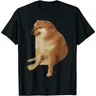 Meme Balltze Cheems Rip Grpahic T-Shirt für Männer Kleidung lustige 3D Doge Fans T-Shirts Mode